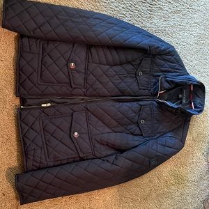 Tommy Hilfiger navy blue puffer jacket